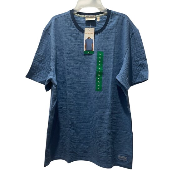 Men's Short Sleeve Tee Shirt, Scotch & Soda, XL, Blue, NWT - Picture 2 of 5